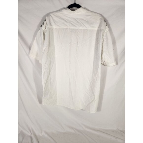 VTG English Laundry Mens Button Down Shirt Embroidery Boho Rocker Festival 3X - Picture 5 of 5